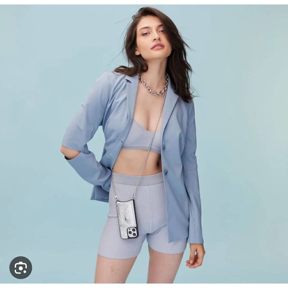 Bandolier 12/13 max pro silver lily lace  crossbody iphone case/belt/strap set